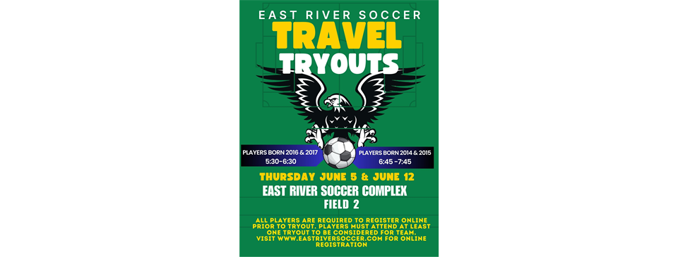 Travel Tryouts June 5 and June 12